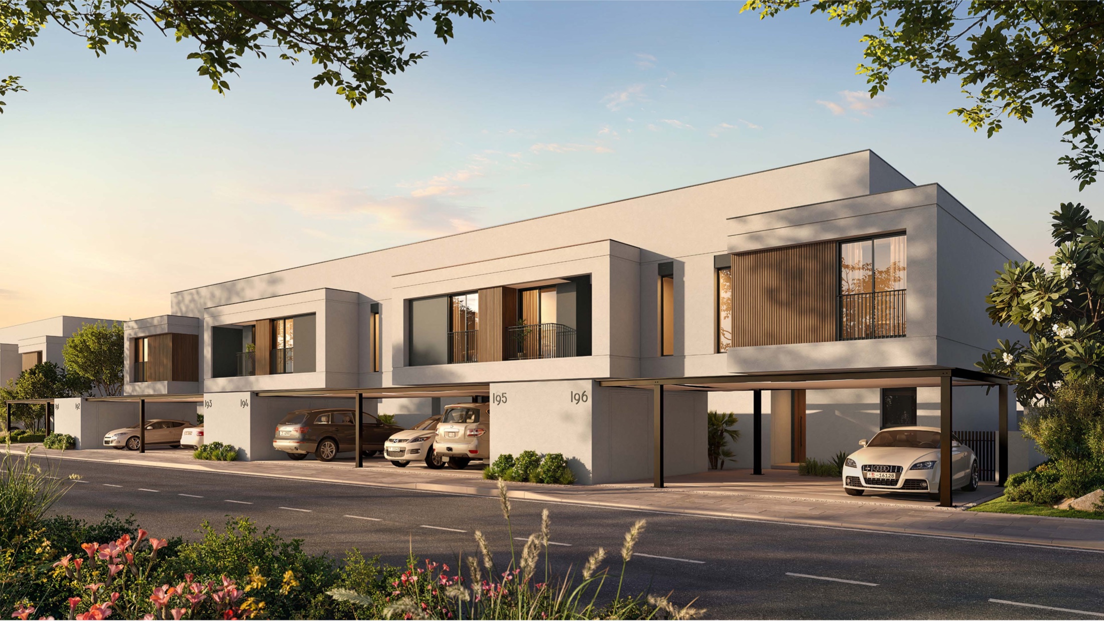 Townhouses in Al Ghadeer Gardens