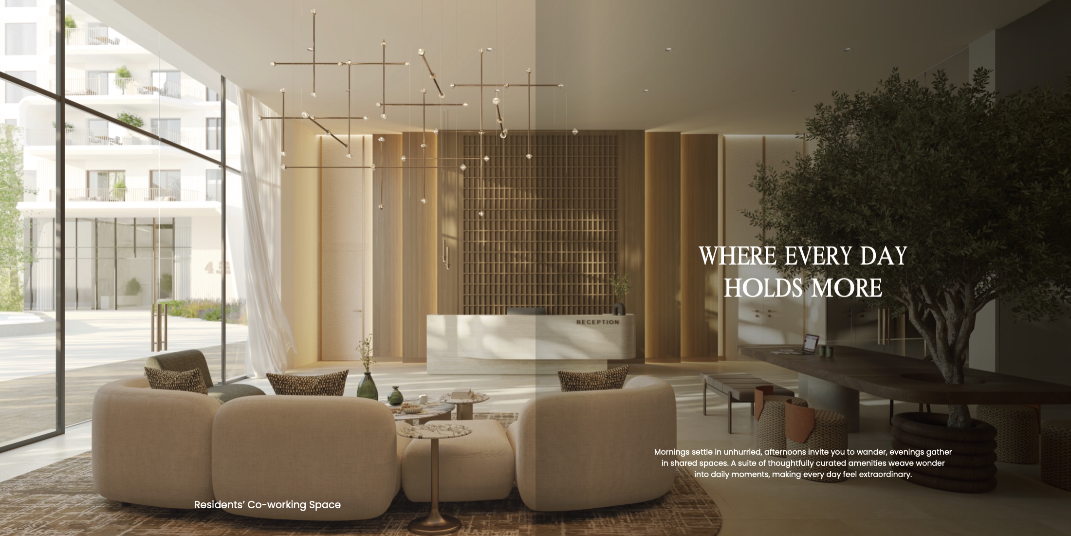 Residents Lounge in Yas Park Place